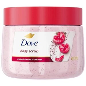 Dove Cherry & Chia Milk Body Scrub – 425g